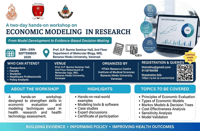 Workshop on Economic Modeling in Health Research