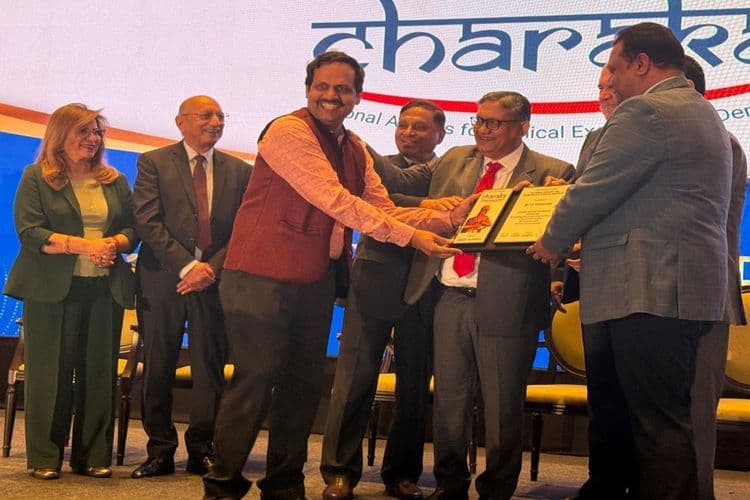 Prof. T. P. Chaturvedi Conferred National Charak Clinical Excellence Award